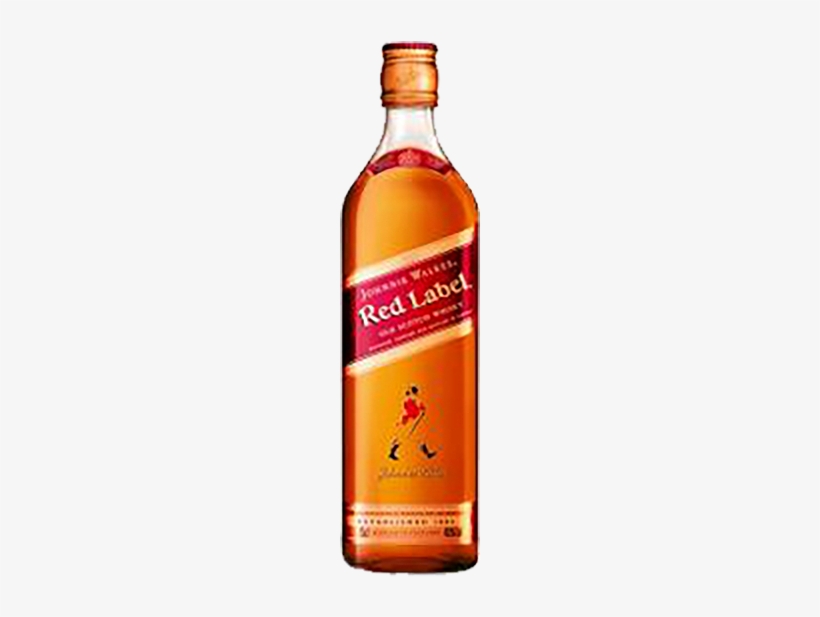 Whisky Johnnie Walker Red Label 500ml - Johnnie Walker Red Label - 1 L Bottle, transparent png