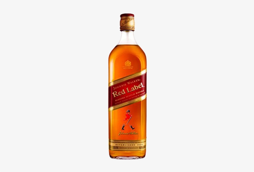Johnnie Walker Red Label - Johnnie Walker Red 1l, transparent png