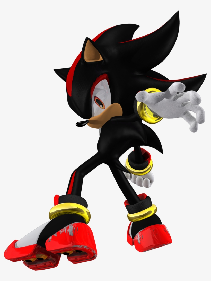 Shadow The Hedgehog Flash Hacked - Shadow The Hedgehog Behind, transparent png