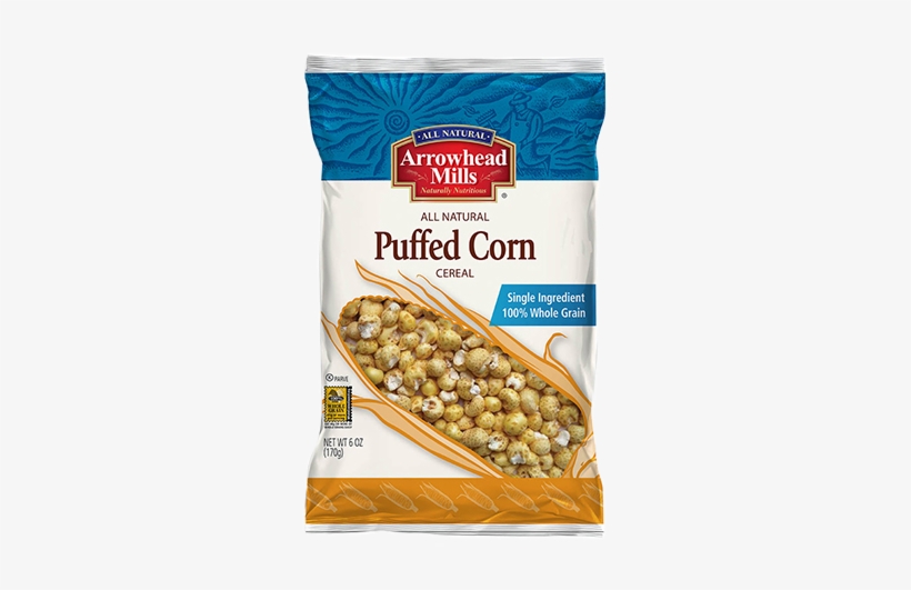 Puffed Corn Cereal - Arrowhead Mills Puffed Millet Cereal 6 Oz Bag*12, transparent png