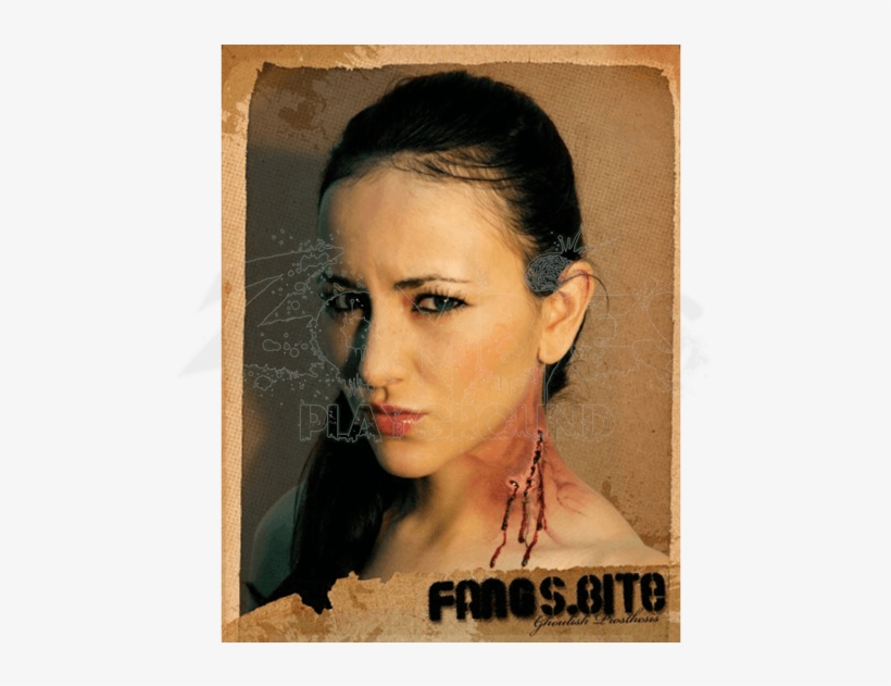 Fangs Bite Prosthetic - Fangs Bite Halloween Make Up, transparent png