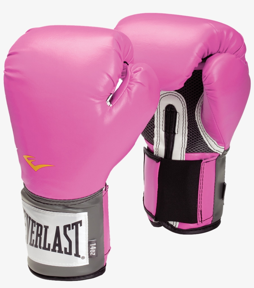 Everlast Pink Pro Style Training Gloves - Everlast Pink Gloves, transparent png