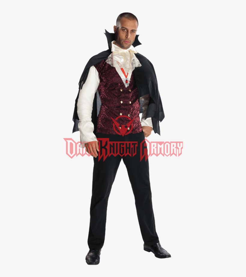 Mens Vampire Vest With Jabot Set - Vampire Halloween Costumes Couples, transparent png
