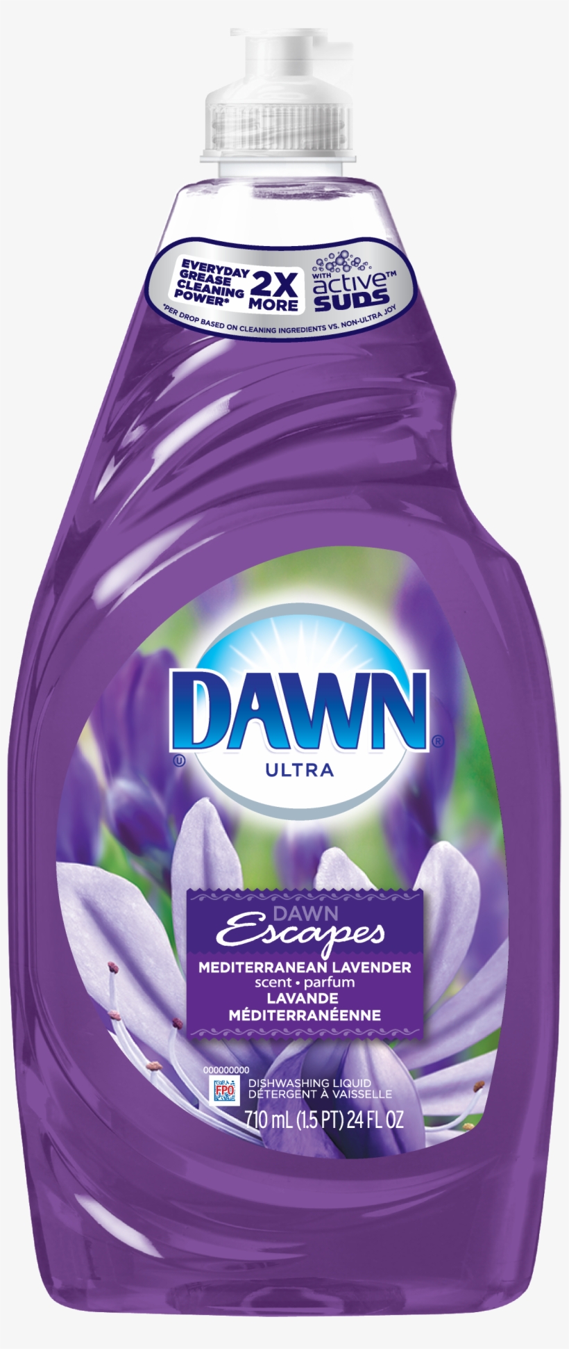 Dawn Ultra Dish Soap - Dawn Lavender Dish Soap, transparent png