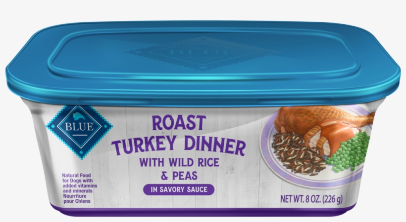 Blue Buffalo Roast Turkey Dinner With Wild Rice And - Blue Food For Dogs, Roast Turkey Dinner,, transparent png