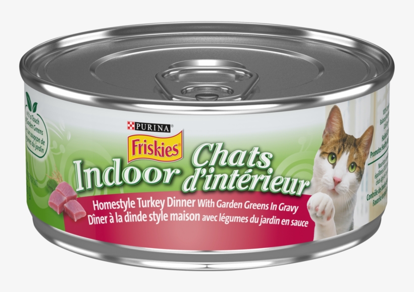 Purina® Friskies® Indoor Homestyle Turkey Dinner With - Purina Friskies Indoor Classic Pate Chicken Dinner, transparent png