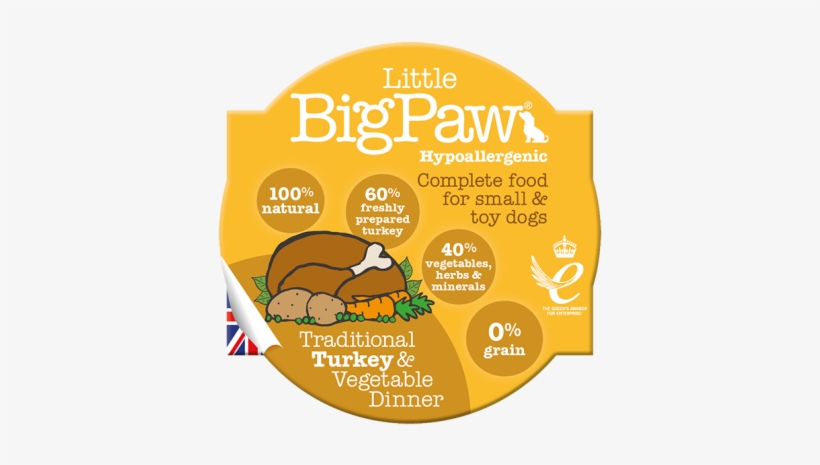 Traditional Turkey & Vegetable Dinners - Little Big Paw Cat, transparent png