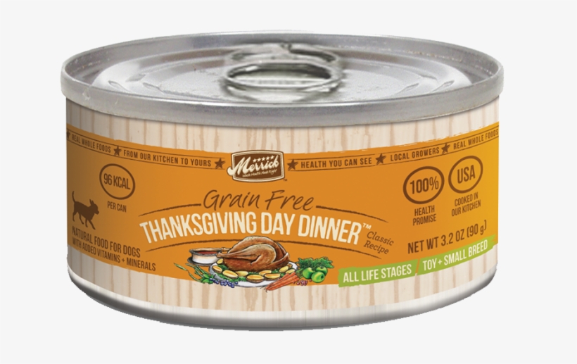 Merrick Grain Free Thanksgiving Day Dinner Dog Food - Merrick Grain Free Thanksgiving Day Dinner Canned Dog, transparent png