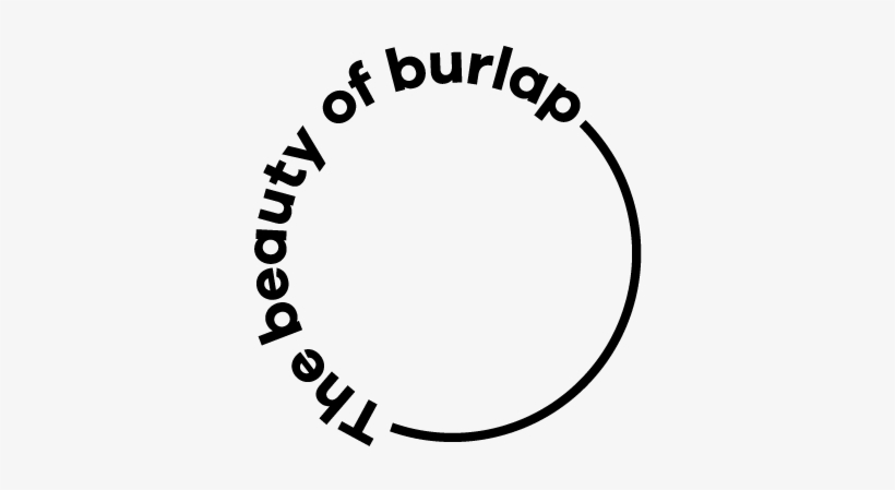 The Beauty Of Burlap - Circle, transparent png