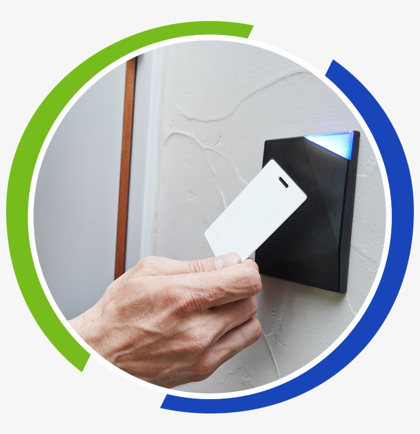 Control De Acceso Seguridad - Door Security With Access Card, transparent png