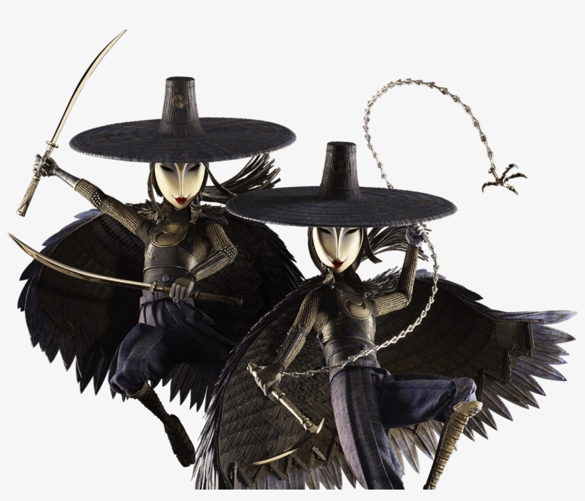 The Sisters Kubo And The Two Strings - Aunts From Kubo And The Two Strings, transparent png