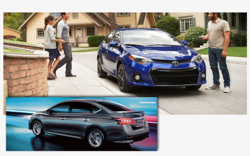 2016 Toyota Corolla Vs - 2018 Nissan Sentra Vs Corolla, transparent png