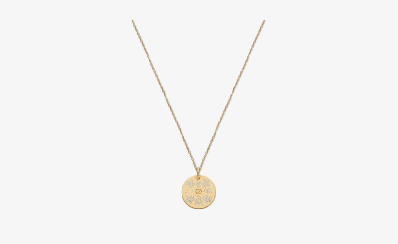 Icon Blooms 18k Yellow Gold And Enamel Necklace - Pendant, transparent png