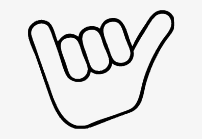 Hang Cliparts - Sinal Da Hang Loose, transparent png