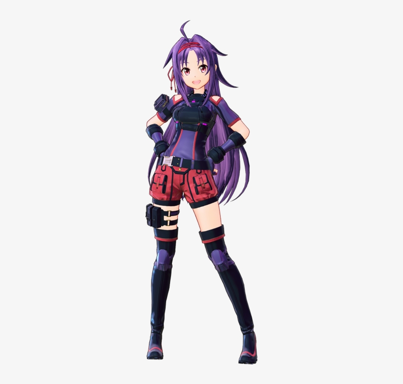 Yuuki Fatal Bullet Character Design - Sao Fatal Bullet Yuuki, transparent png