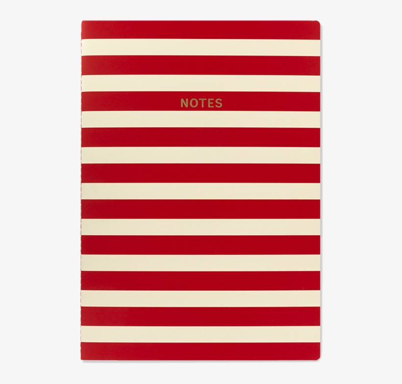 Red/white Stripe - A4 Notebook - Go Stationery Colourblock Stripe A4 Notebook, transparent png