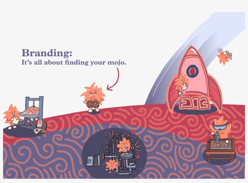 It's Hard To Name A Better Place To Start With Branding - Illustration, transparent png