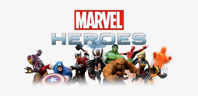 Marvelheroes Logowikieol1 - Logo Marvel Heroes Png, transparent png