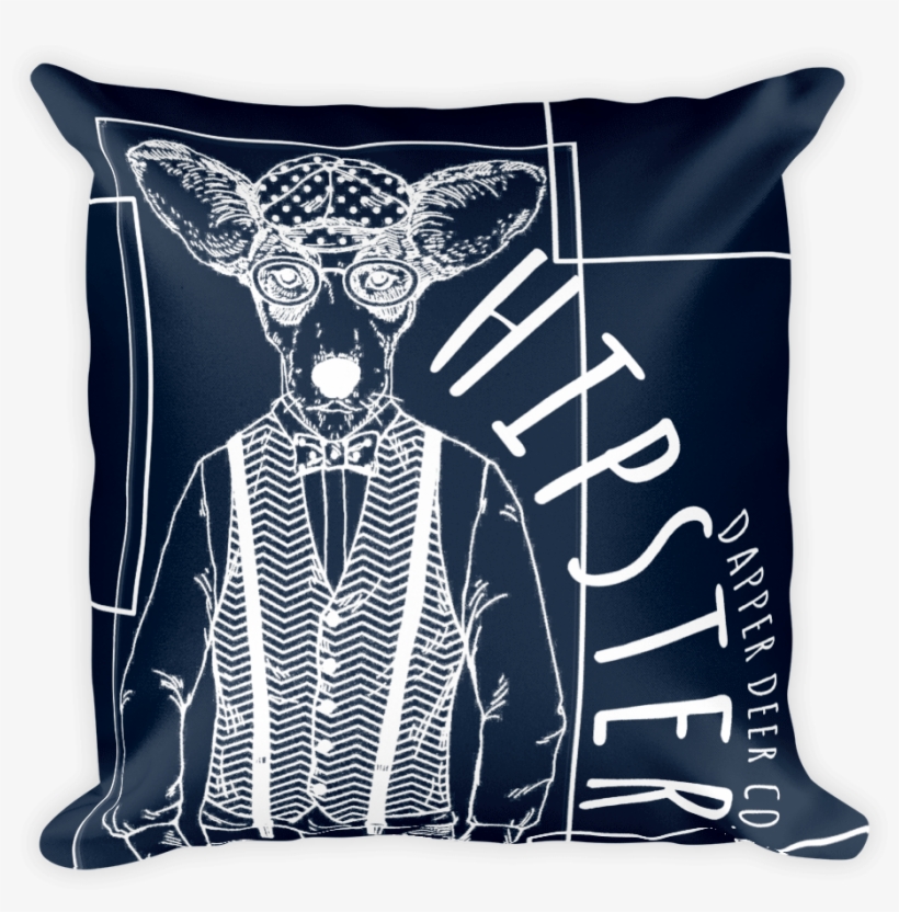 Hipster Animal Pillow - Throw Pillow, transparent png