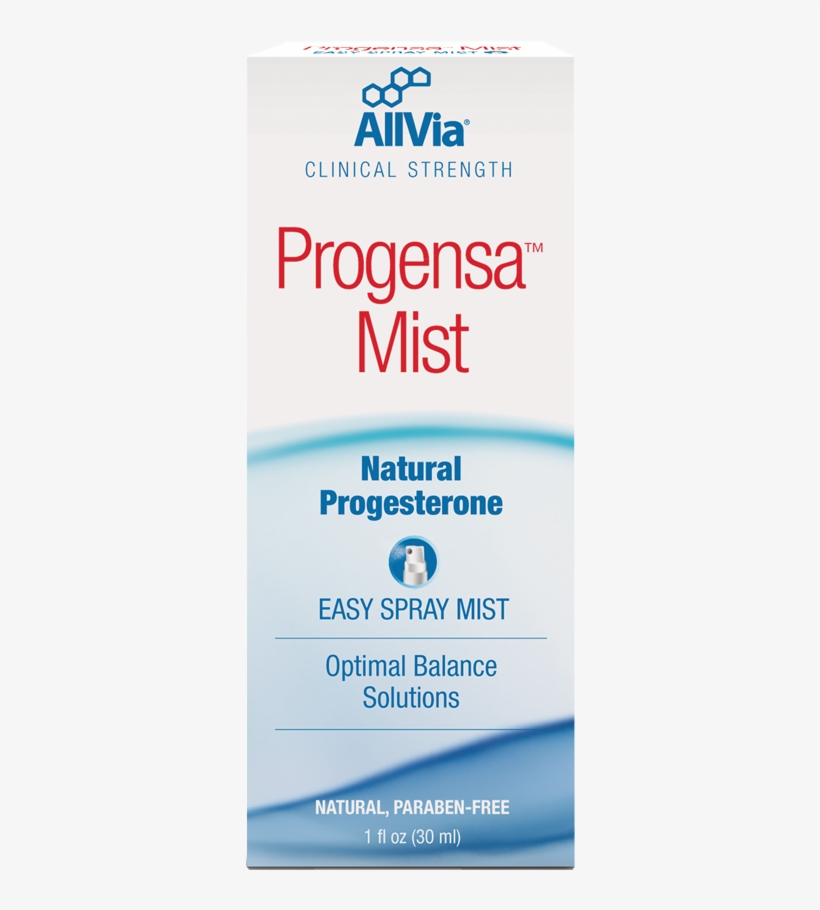 Progensa Mist 1 Oz Spray - Allvia - Progensa Mist Spray - 1 Oz., transparent png