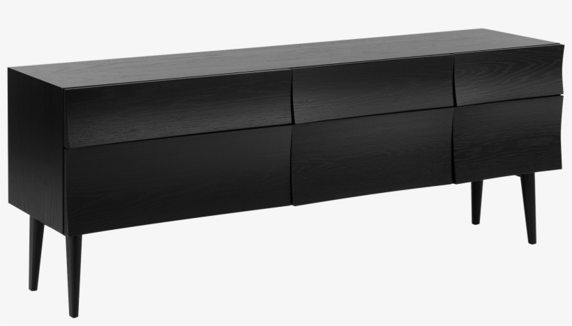 Reflect Sideboard - Muuto Reflect Sideboard Black, transparent png