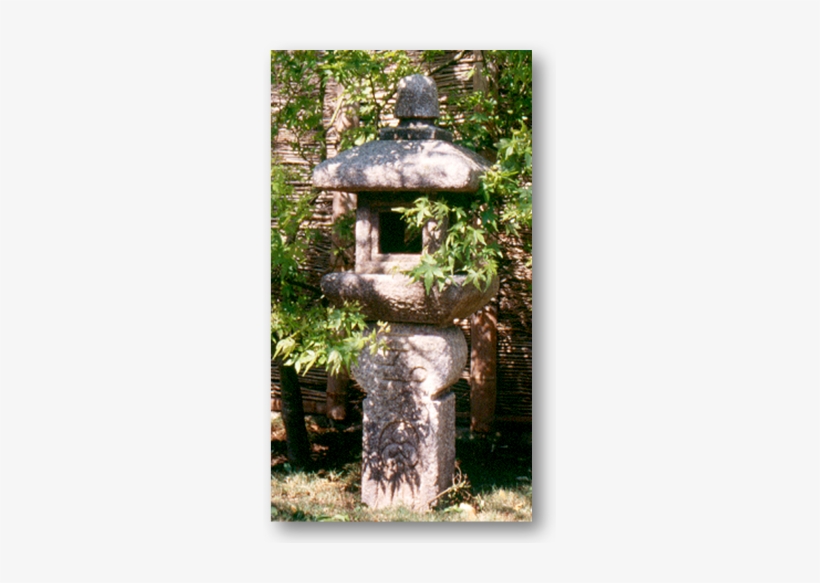 Japanese Garden Oribe Lantern, transparent png