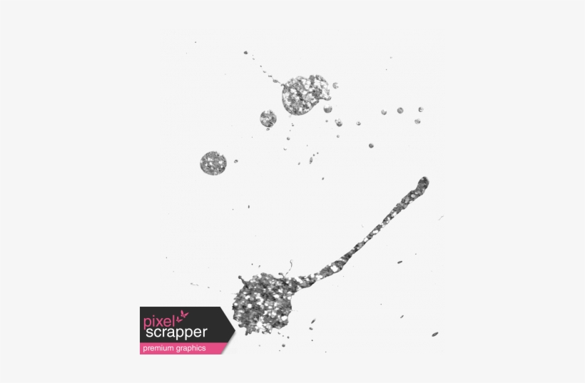 Glitter Splatter Template - Digital Scrapbooking, transparent png
