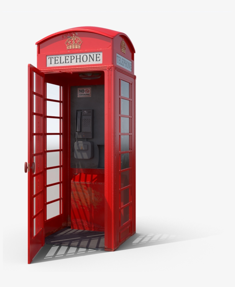 Telephone Booth, transparent png