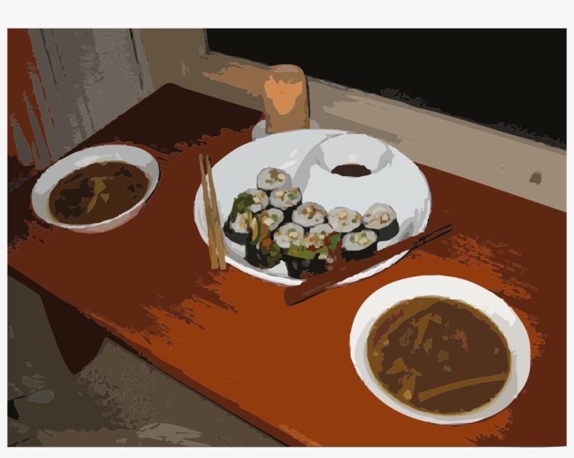 This Free Icons Png Design Of A Candlelight Sushi Dinner, transparent png