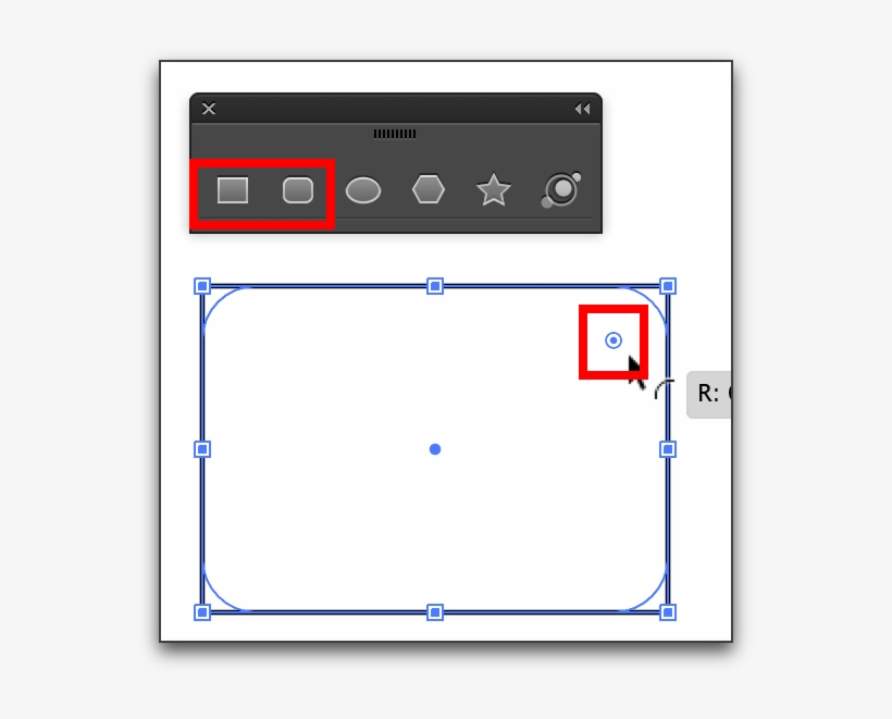 Understanding The New Live Shape Controls - Adobe Illustrator, transparent png