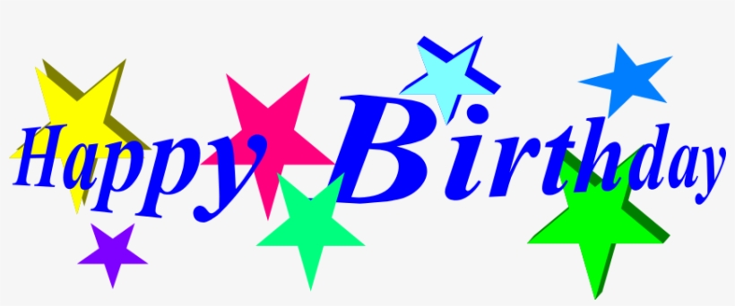 Happy Birthday To Joy - Happy Birthday Word Clip Art, transparent png