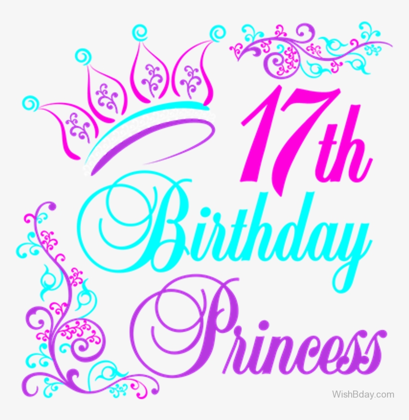 Seventeenth Birthday Princess - Happy 8th Birthday My Princess, transparent png