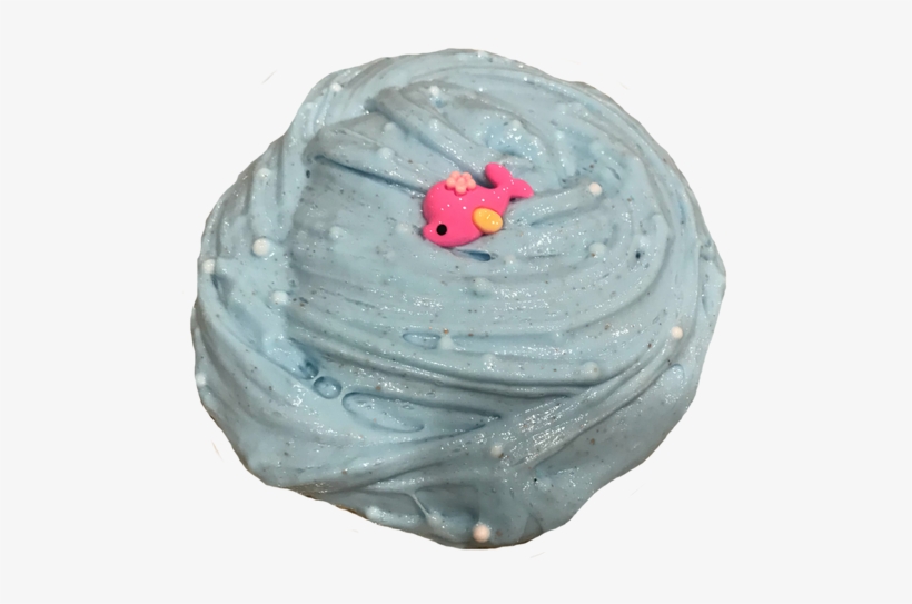 Our Ocean Slime Includies White Foam Beads , Ocean - Birthday Cake, transparent png