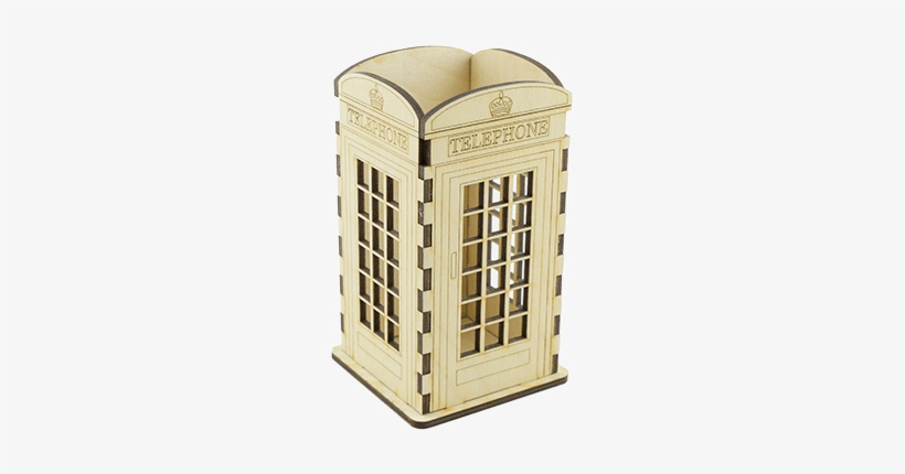 Cabina Telefonica En Madera, transparent png
