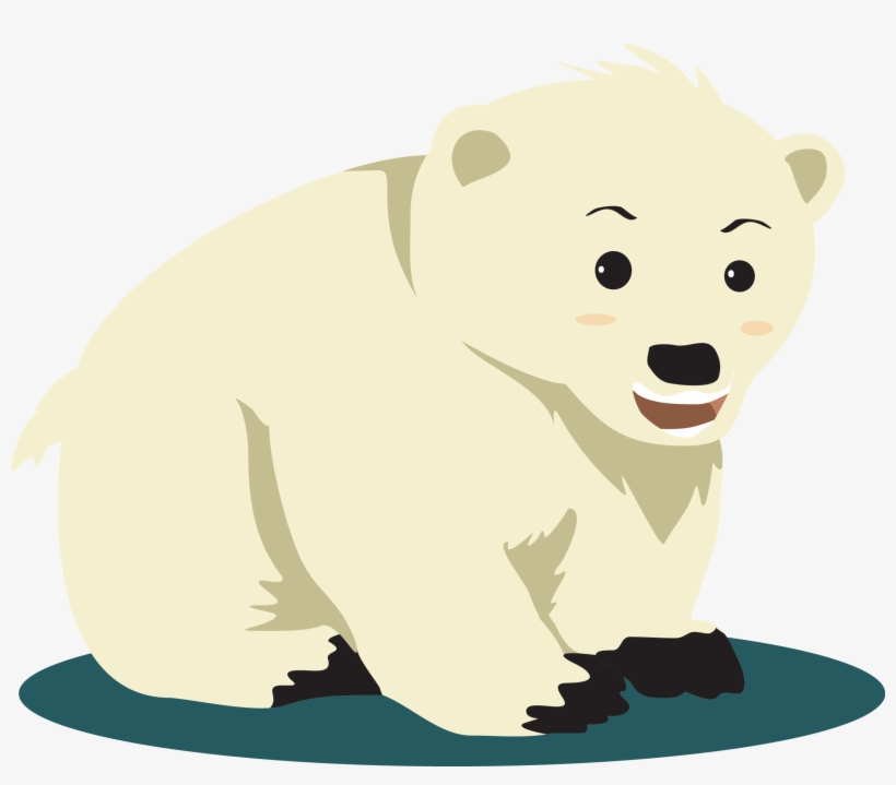 Polar Bear Clip Art - Polar Bear Vector Png, transparent png