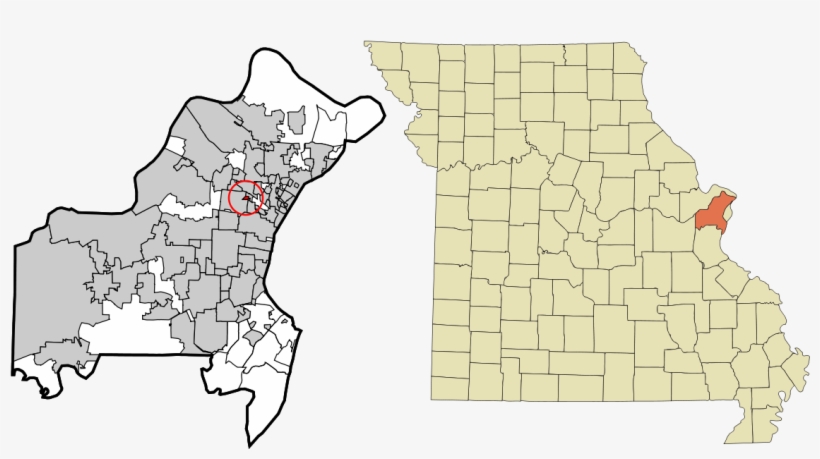 Warson Woods Mo Map, transparent png
