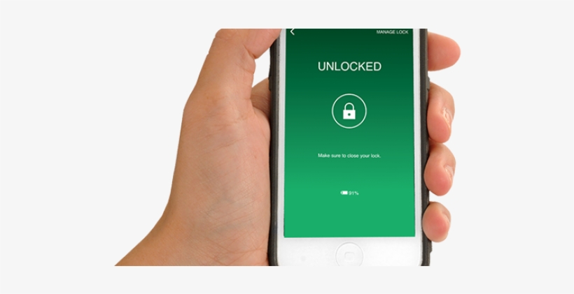 Captura Tomada De La Web De Masterlock - Celular Y Candado Abierto, transparent png