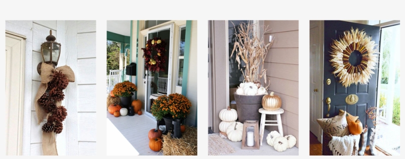 Diy Halloween Decorations For The Front Porch - Fall Front Door, transparent png