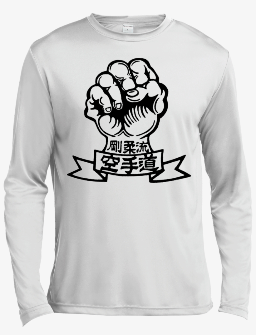 Goju-ryu Fist Long Sleeve Moisture Wicking - Goju Kai, transparent png