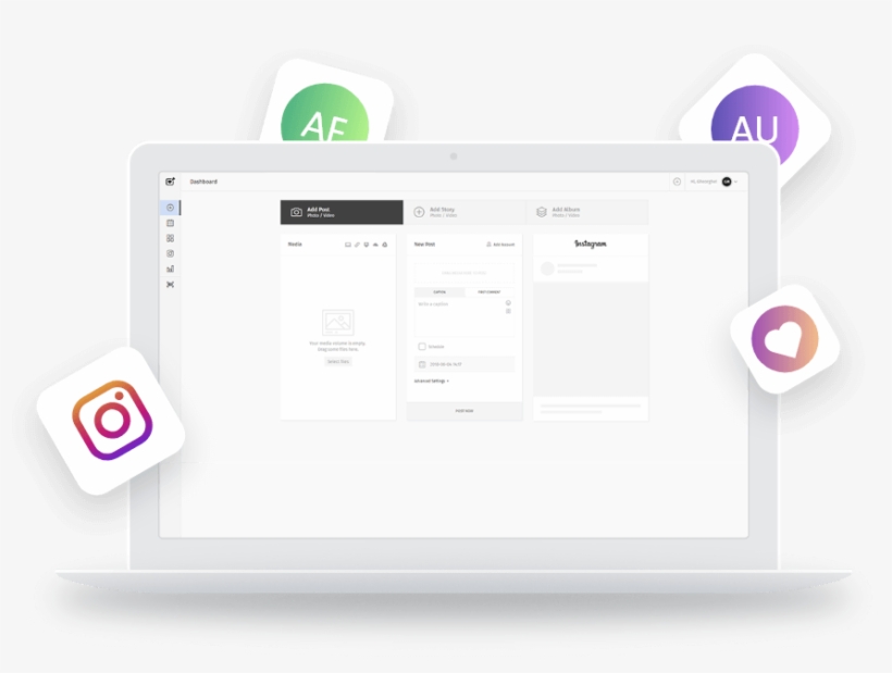 App Landing Page Html Template - Instagram, transparent png