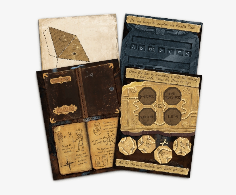 Lost Mummy Puzzle Cards - Lost Mummy Escape Room, transparent png