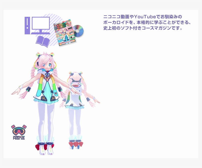 Rana Official Mmd - Rana Vocaloid, transparent png