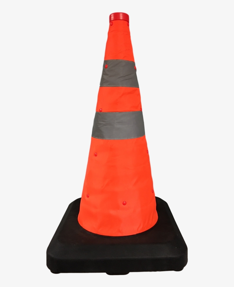 20" Collapsible Traffic Cone With Light - 36 Traffic Cone, transparent png