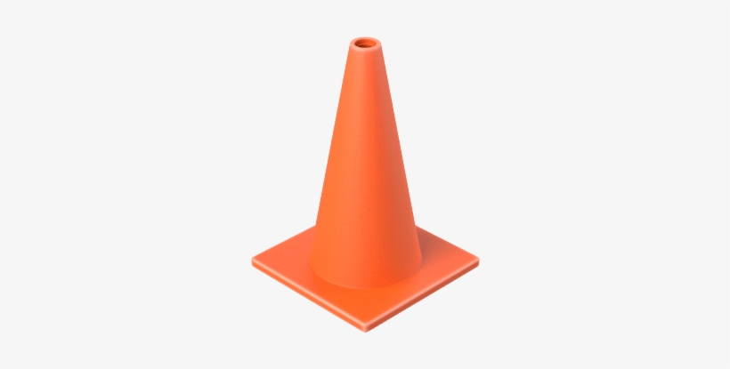 General Purpose Traffic Cones - Orange Construction Cone Clip Art, transparent png