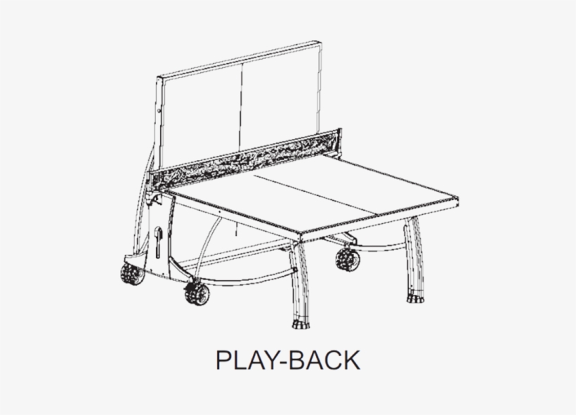 700m Crossover Ping Pong Table - Cara Memegang Raket Badminton, transparent png