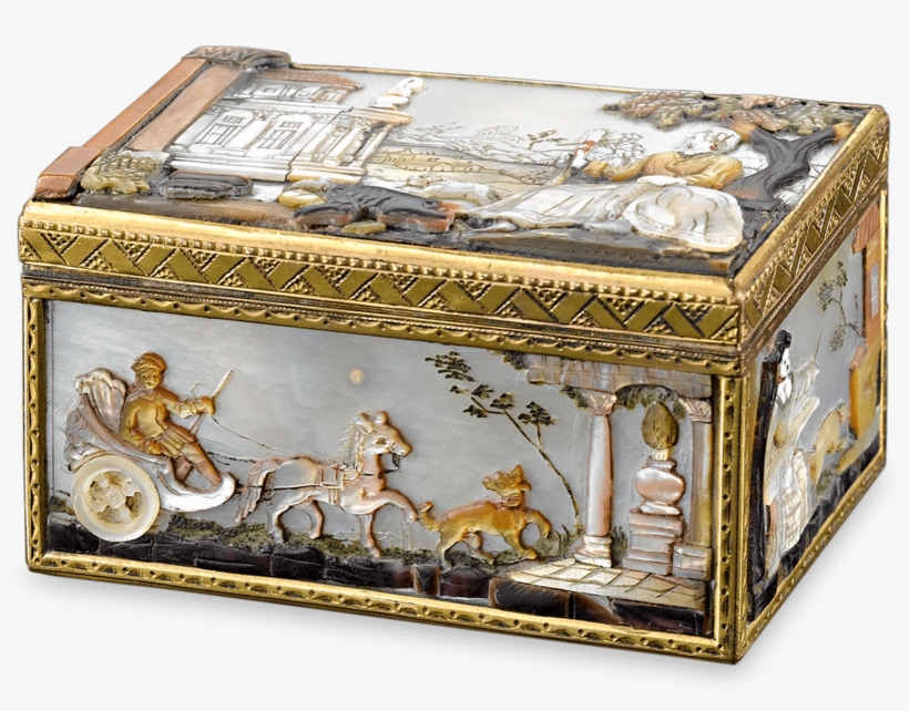 Antique Snuff Box, Antique Gold Box, Antique German - Snuff Box, transparent png