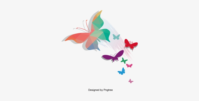 Simple Diseño De Mariposa Dibujos Pintados A Manosencillez - Portable Network Graphics, transparent png