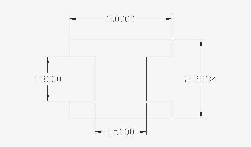 Next, We Chose To Analyze The Hollowed Square Beam - Diagram, transparent png
