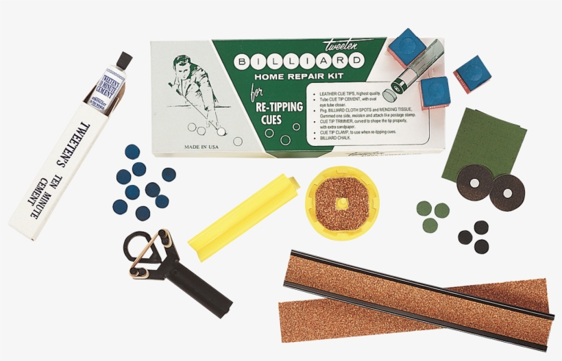 Pool Cue Maintenance - Tweeten Tip Repair Kit, transparent png