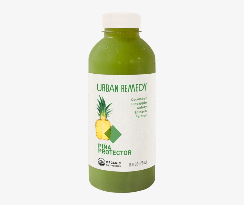 Urban Remedy Pina Protector Green Juice, transparent png